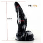 FAAK Multi Color Monster Large Dildo Silicone Anal Plug With Suction Cup Sex Toys For Women Men Knot Penis Female Masturbator