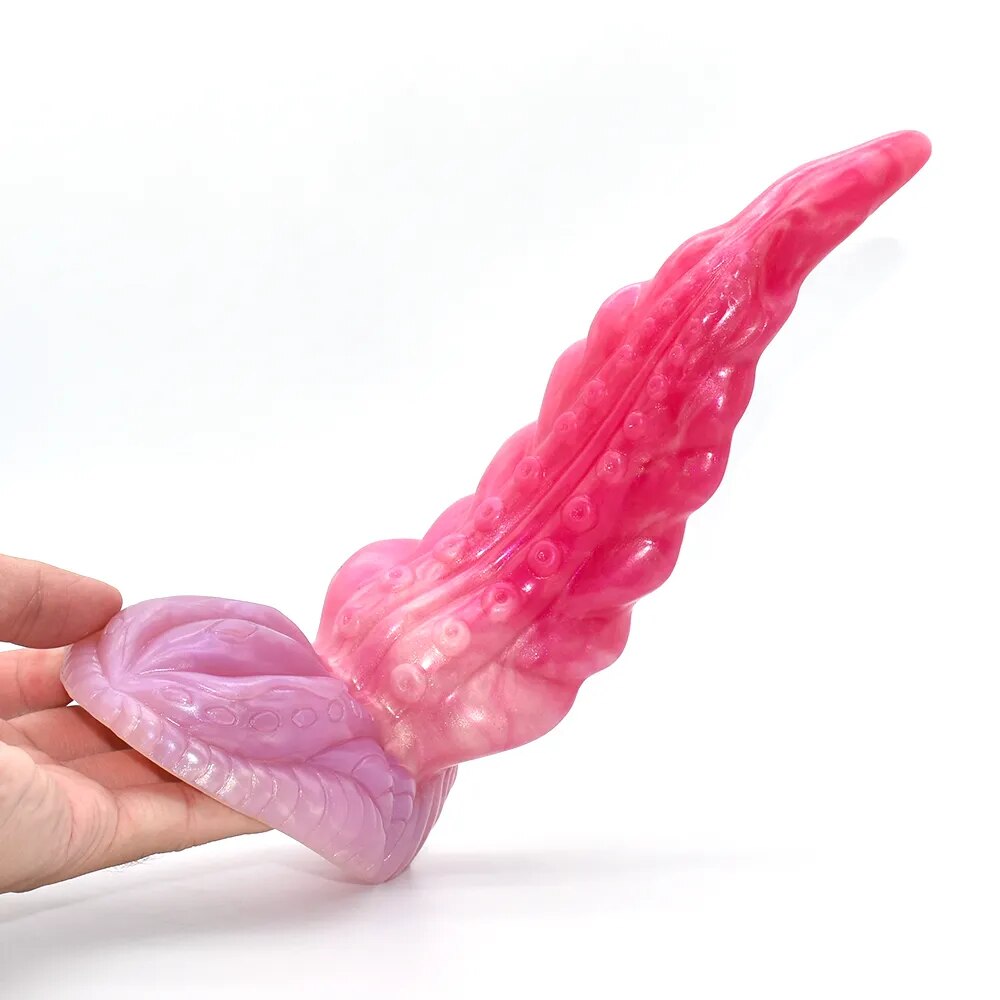 FAAK New Curved Butt Plug Silicone Horse Dog Knot Dildo With Sucker Se –  GXLOCK Store