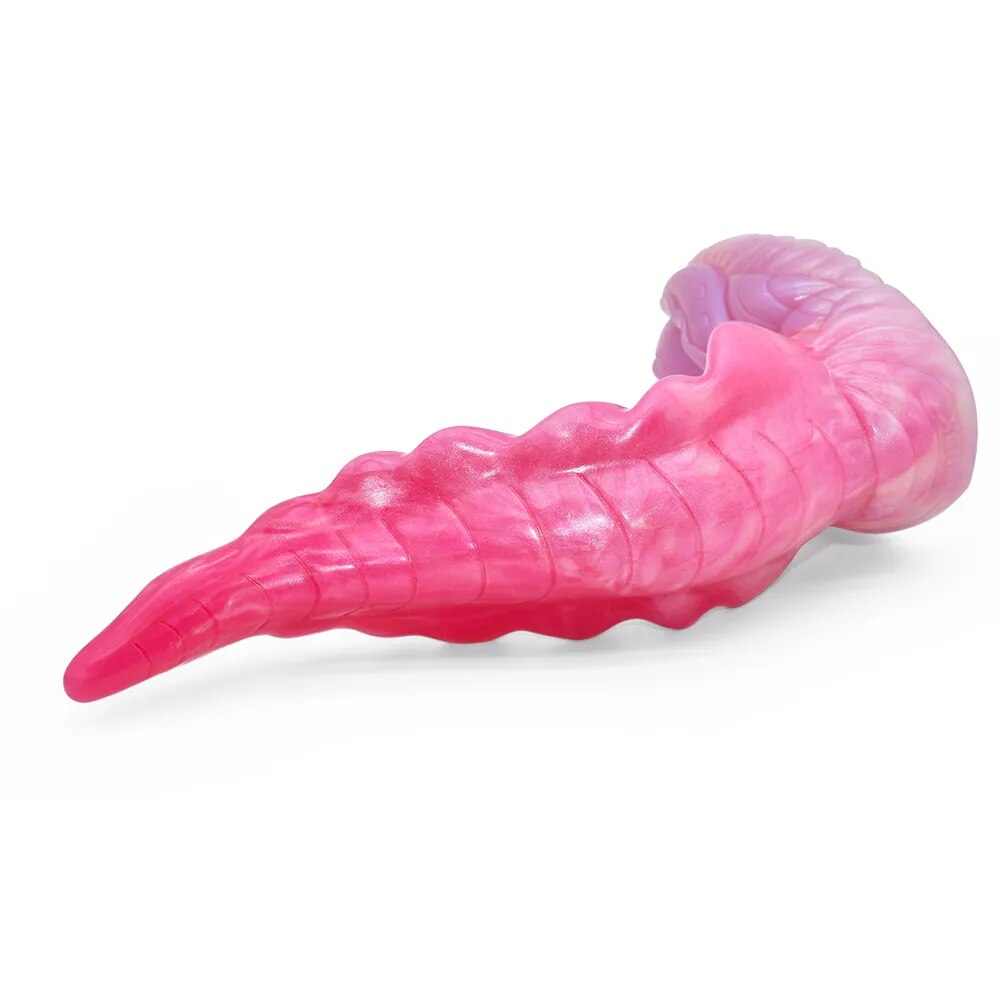 FAAK New Curved Butt Plug Silicone Horse Dog Knot Dildo With Sucker Sex  Toys For Women Men G-spot Stimulate Female Masturbator