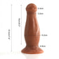 FAAK New Double Layer Silicone Butt Plug With Suction Cup Mushroom Shape Anal dildo Skin Touch Sex Toys For Man Anus Massage