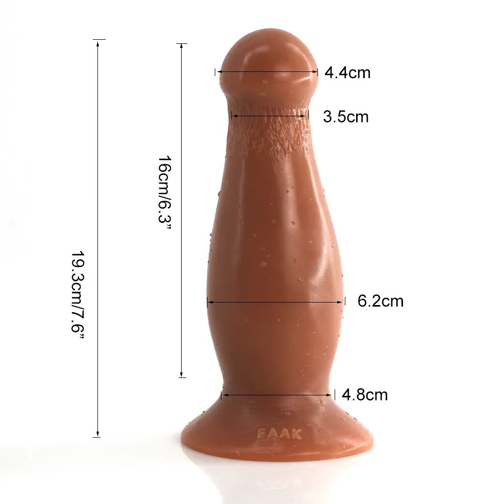 FAAK New Macaron Butt Plug with Sucker Mushroom Design Multi Color Silicone Anal Sex Toys Dildo For Women Man Anus Stimulate