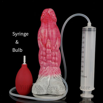 FAAK New Thick Big Penis Squirting Dildo With Suction Cup Silicone Ejaculate Penis vaginal Anal Massage Sex Toys For Women Men