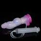 FAAK New Thick Knot Squirting Dildo With Suction Cup Silicone Ejaculate Penis Syringe Anal Massage Sex Toys For Women Masturbate