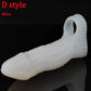 FAAK Penis Sex Toys For Men Silicone Penis Sleeve Simulated Dog Penis Condom Dildo Extender Cock Enlargement Erotic Products