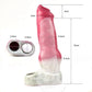 FAAK Penis Sex Toys For Men Silicone Penis Sleeve Simulated Dog Penis Condom Dildo Extender Cock Enlargement Erotic Products