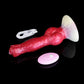 Silicone Fantasy Dog Knot Dildo With Sucker