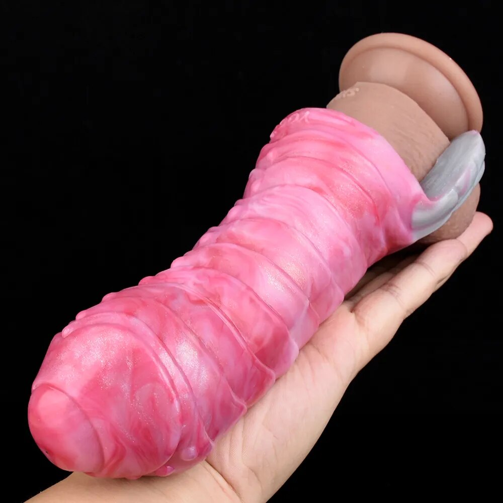 Silicone Large Size Penis Sleeve Cock Enlargement & Extender