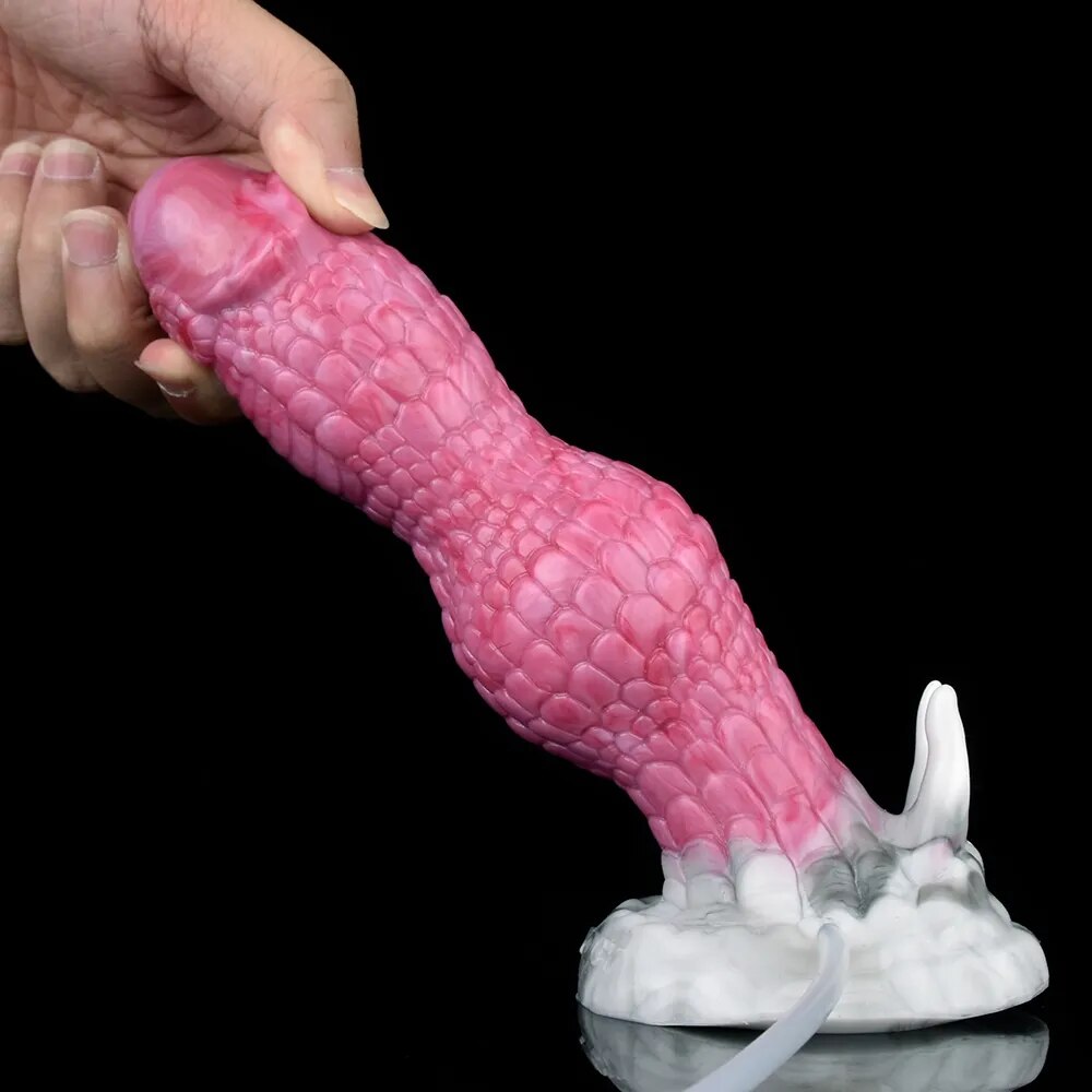 Silicone fantasy Fire Kylin Squirting Penis Dildo GXLOCK Store 