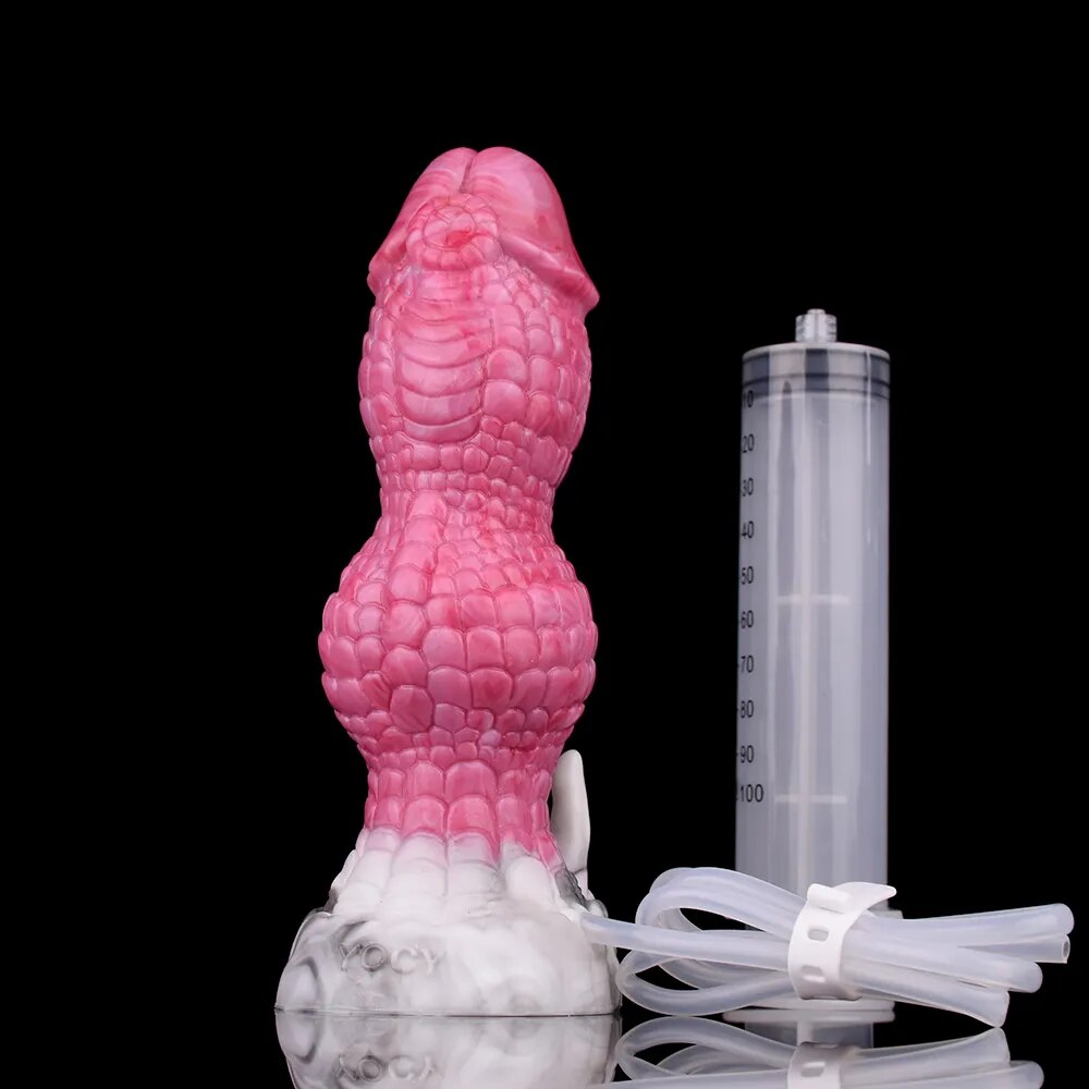 Silicone fantasy Fire Kylin Squirting Penis Dildo GXLOCK Store 