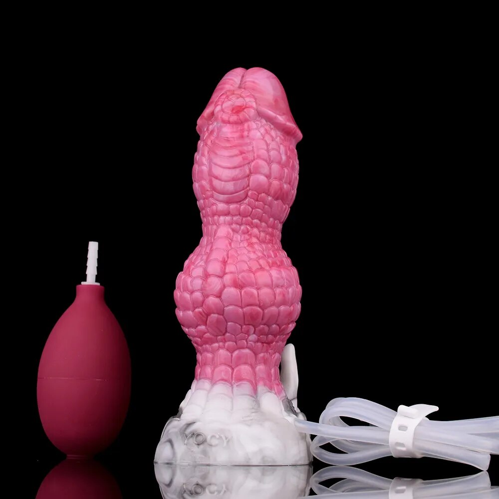 Silicone fantasy Fire Kylin Squirting Penis Dildo GXLOCK Store 