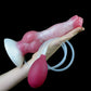 FAAK Soft Silicone Squirting Dog Dildo Sexy Toys Big Cock With Syringe Dildo for Women Anal Plug for Men Women Vagina Massager