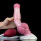 FAAK Soft Silicone Squirting Dog Dildo Sexy Toys Big Cock With Syringe Dildo for Women Anal Plug for Men Women Vagina Massager