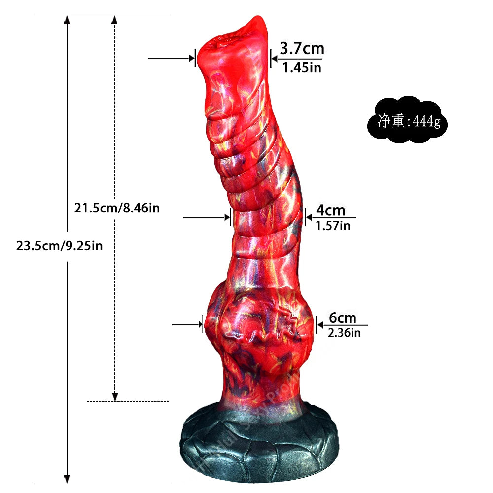 FAAK Various Style Dog Penis Monster Dildo Female Masturbators Silicone Realistic Penis Butt Plug Intimate Toys Big Sex Toy Shop