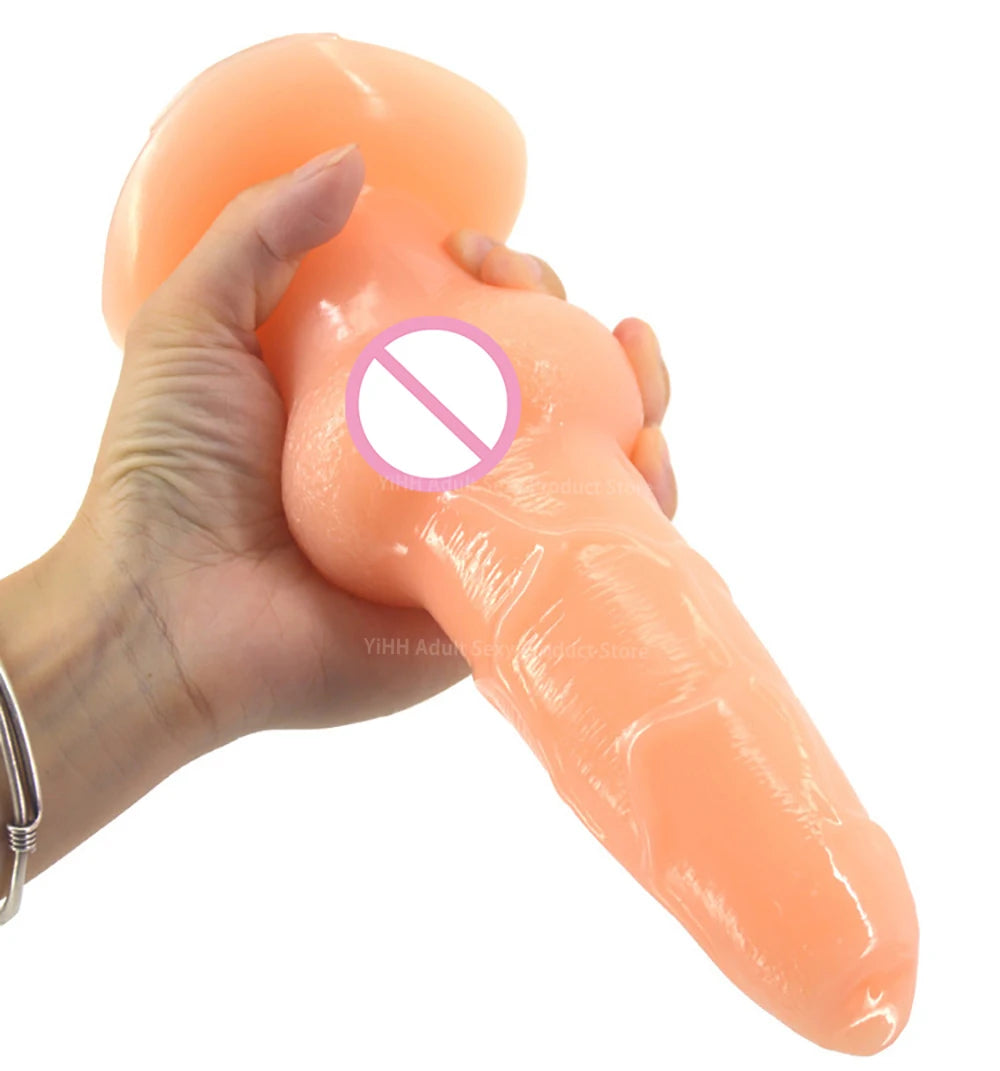 FAAK Various Style Dog Penis Monster Dildo Female Masturbators Silicone Realistic Penis Butt Plug Intimate Toys Big Sex Toy Shop