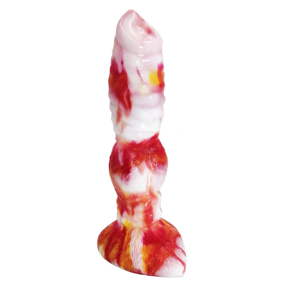 FAAK Various Style Dog Penis Monster Dildo Female Masturbators Silicone Realistic Penis Butt Plug Intimate Toys Big Sex Toy Shop