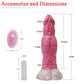 FAAK Vibration Dildos Big Dick With Suction Cup Colored Silicone Luminous Penis With Ejaculation Function Sex Toys for women