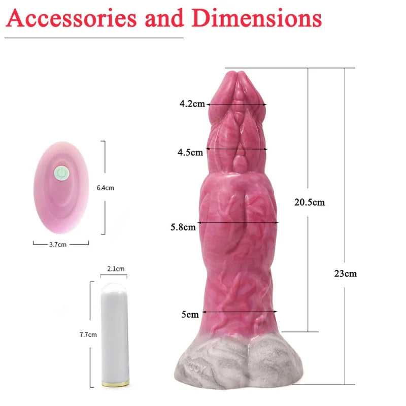 FAAK Vibration Dildos Big Dick With Suction Cup Colored Silicone Luminous Penis With Ejaculation Function Sex Toys for women