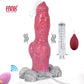 FAAK Wireless Control Vibrator Silicone Dog Knot Squirting Penis With Suction Cup Vibrating Ejaculation Dildo Sex Toys For Women