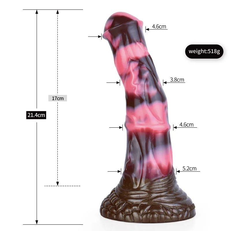 FAAK With Suction Cup Huge Butt Plug Realistic Animal Dildo Soft Silicone Horse Penis Masturbate Adult Sex Toy For Women Man Gay