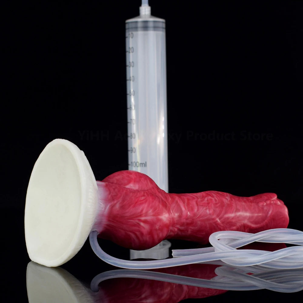 FAAK Wolf Dog Dildos And Dildos For Women Men Squirting Function Big Penis Soft Anal Toys Butt Plug Adult Sex Toys For Women