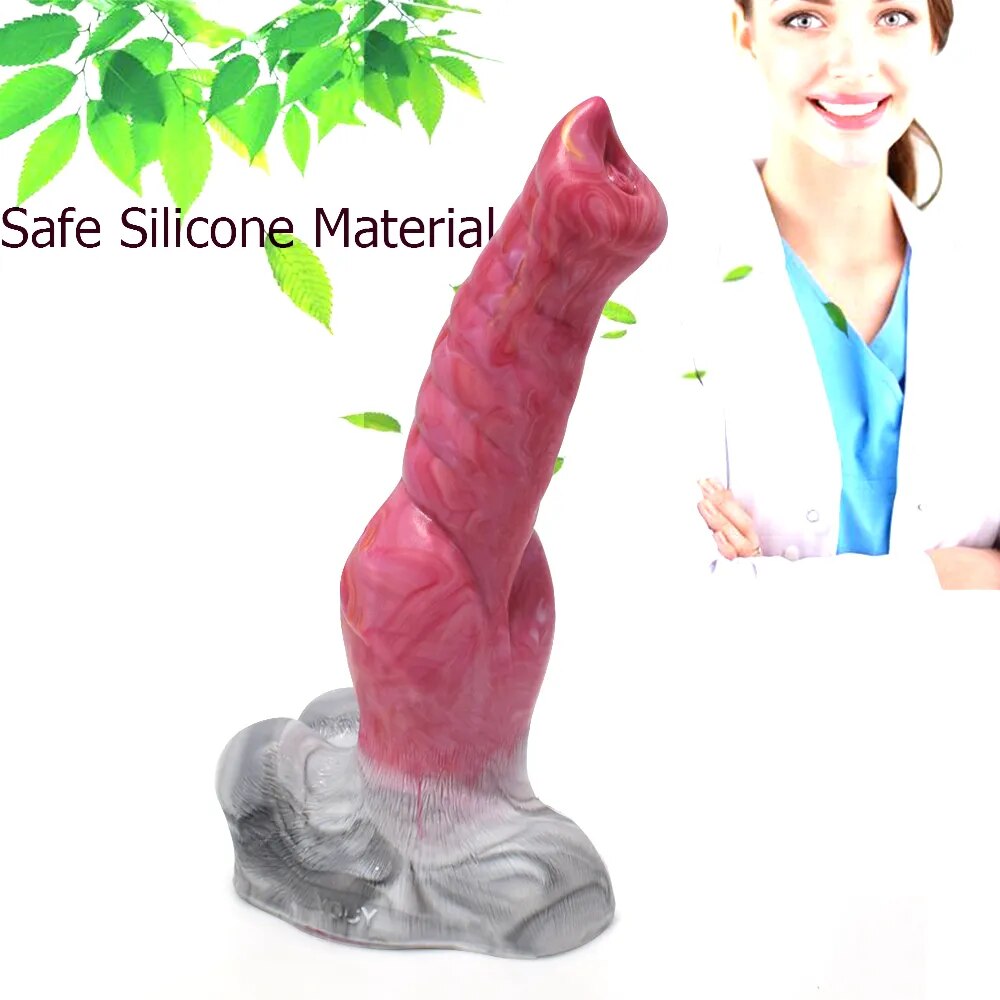 Huge Wolf Vibrating Dildo Animal Penis