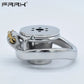 FRRK Harness PU Chastity Belt with Inverted Plug Cylinder Stainless Steel Cock Cage for Couple CBT Game Play Sissy Penis Rings