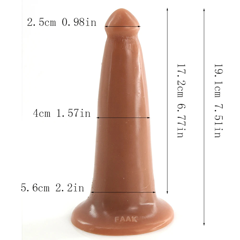 Faak New Large Anal Sex Toys Soft Silicone Anal Plug Prostate Massage For Men Women Vaginal Anal Dilator Butt Plug Sex Products