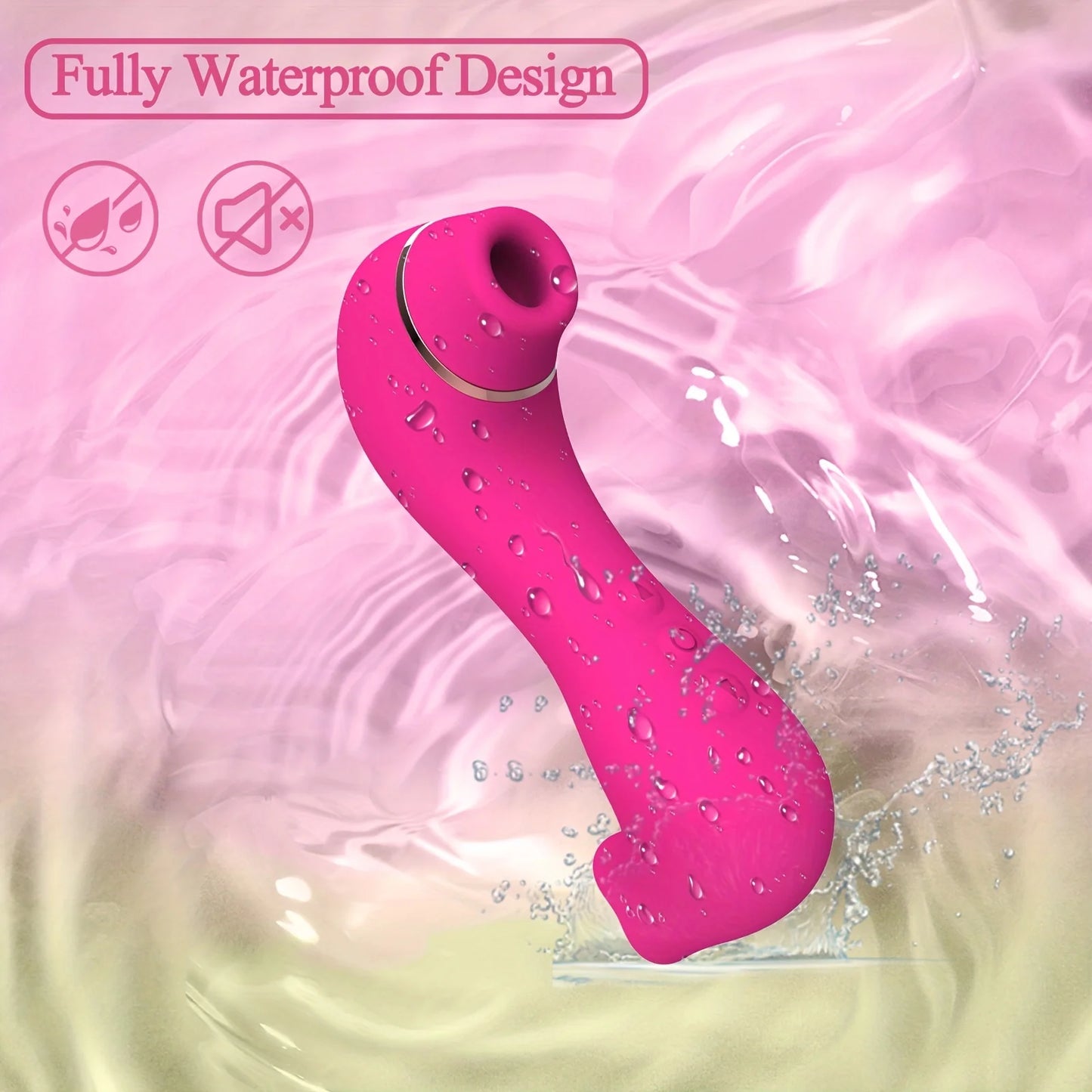 Female Masturbator Vibrators Dual Sucking Licking Sex Toy Suction Clitoral Stimulator Clitoral Stimulation Sucking Sex Machine