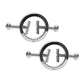 Female Stainless Steel adjustable Nipple Clamp metal Nipple clips breast Bondage Restraints Accessories Fetish sex toy