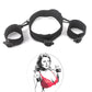 Fetish Neck Collar to Hand Restraint Wrist cuffs Slave 3 RING LEASH Harness Bondage Adult fetish Sex Game Toys for women Couples