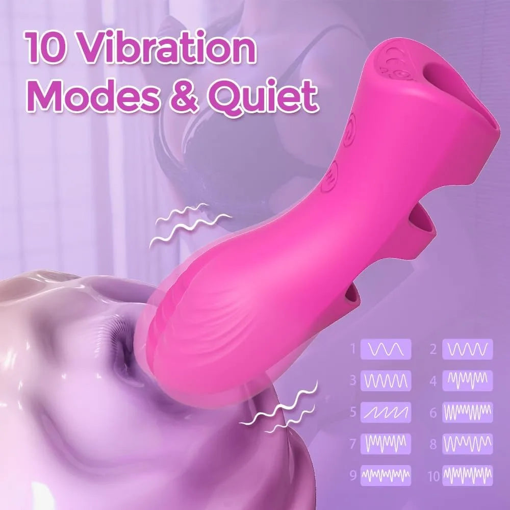 Fingerstall Vibrator Adult Sex Toys for Women 10 Vibrations Clitoral G-Spot Nipple Vagina Mini Vibrator Couples Silicone Sex Toy