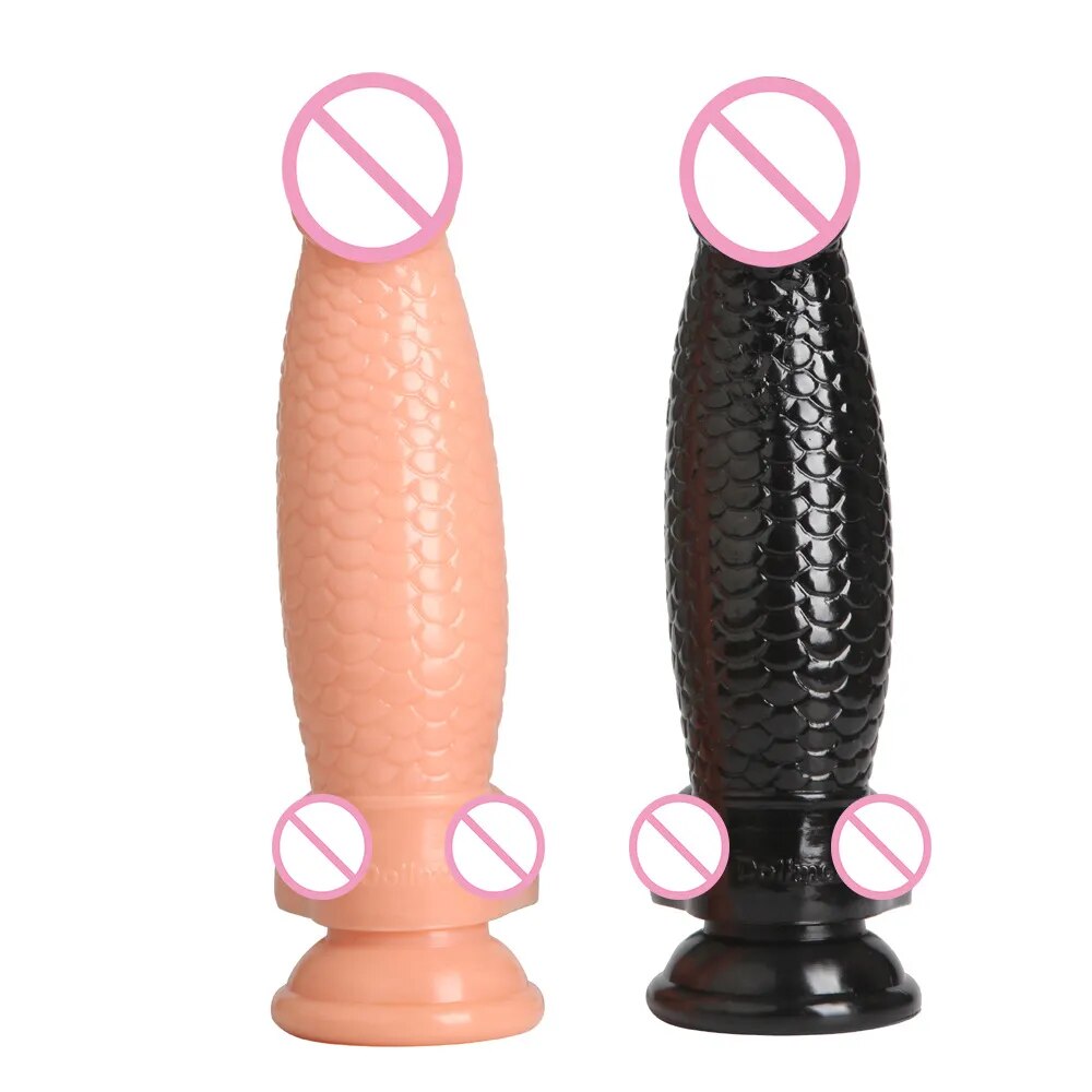 Fish Scale Animal Dildo With Suction Cup Adult Sex Toys For Women Dild –  GXLOCK Store