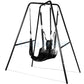 Flirt Essential Sex Furnitures Quality Leather Iron Tube Sling Leather Bed Hammock and Pillow Bondage Sex Swing Chair for Couple