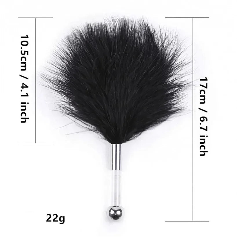 Flirting Feather Sm Clitoris Stimulat Brush Anal Sex Toys for Women Men Adult Games Erotic Tease Stick Accessories Couples 18+