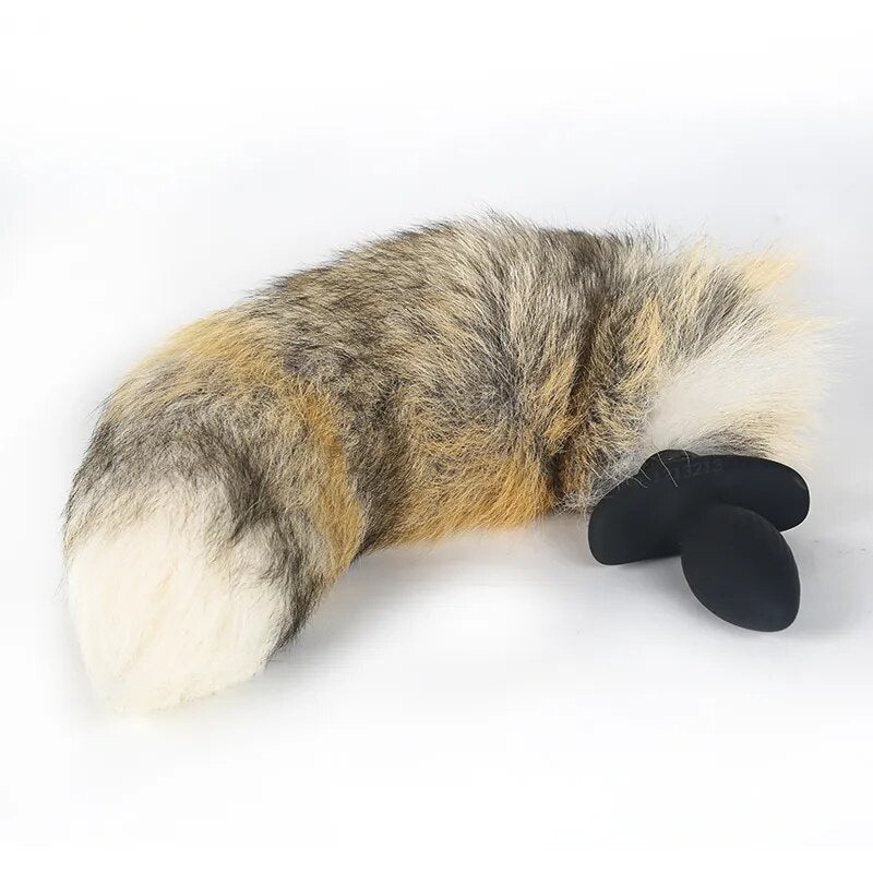 Fox Tail Vibrator Female Butt Plug