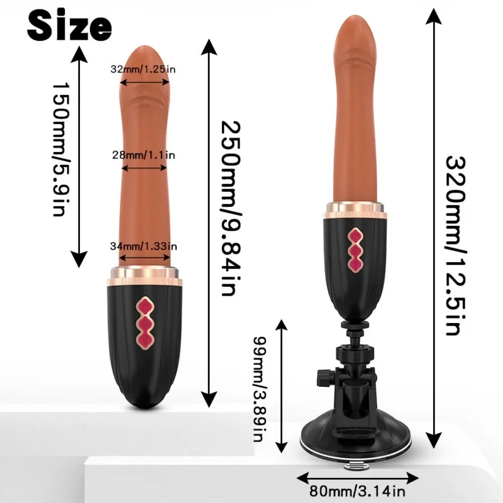 Fully Automatic Telescopic Vibrator Masturbation Machine Female Masturbator Dildo Vibrator Vaginal Toy Female Orgasm Sex Toys