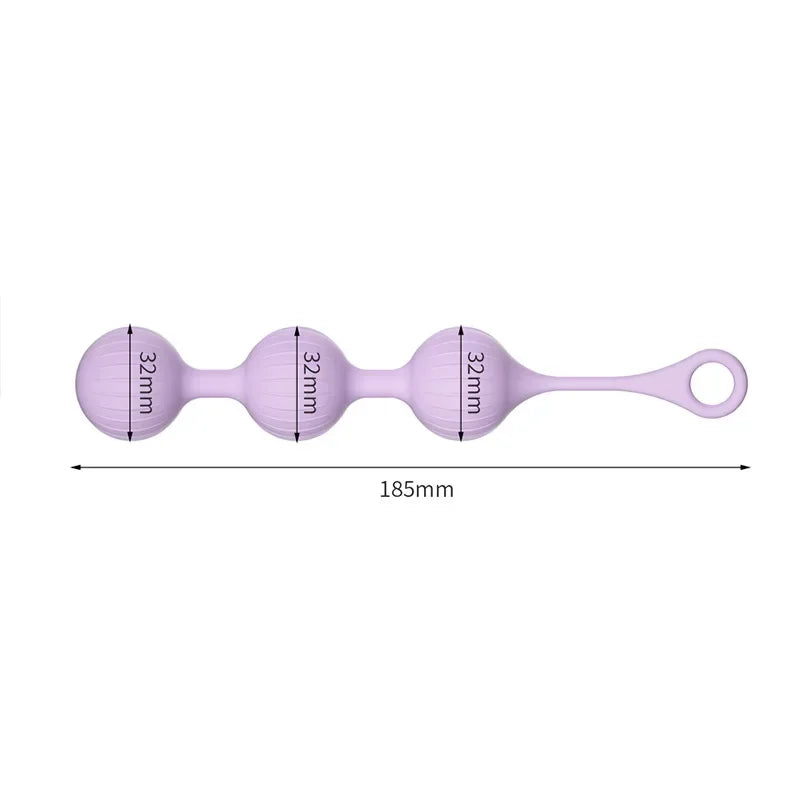 G-spot Anal Plug Vagina Balls Prostate Kegel Toy Silicone Anal Plug Stimulation Massage Dilator Alternative Sex Toys for Woman