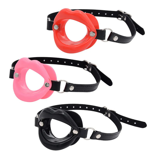 Gag Sex Slave Silicone Lips O Ring Open Mouth Gag Oral Fetish Bdsm Bondage Restraints Erotic Toy Sex Toy for Couples