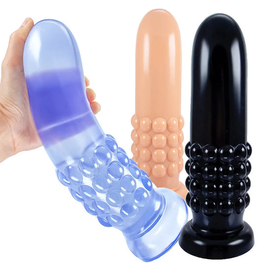 Giant Anal Dilator Prostate Massage Masturbation Adult Toys BDSM Anal Plug Alternative Dildo with Enlarged Anus Vagina Sex Toys