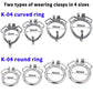 Girdle Design Metal Chastity Cage Curved Penis Ring For Men 304 Stainless Steel Cock Cage BDSM Sex Toys For Adults Sex Products