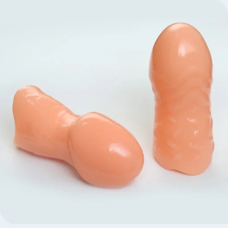 Glans Cover Penis Enlargement Sleeve Foreskin Corretion Cock Ring Penis Extender Delay Ejaculation Sex Toys for Men Adult Toys