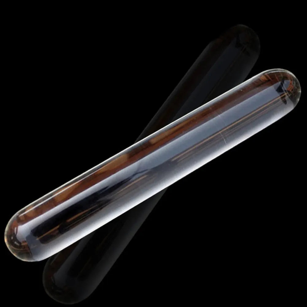 Glass Dildo Female Masturbation Huge Crystal Glass Butt Plug Dildo Rod Massage Stick Clitoral Stimulator Adult Sex Toy