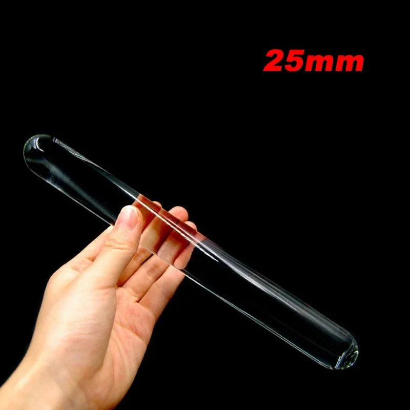 Glass Dildo Huge Glassware Penis Crystal Anal Plug Sex Toys for Women G spot Stimulator Big Anal Dildo for Women Men Masturbator