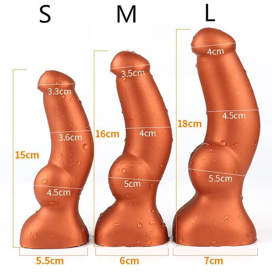 Golden Huge Realistic Dildo Soft Liquid Silicone Artificial Big Penis Strong Suction Cup Female Masturbation Anal Toys for Women