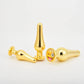 Golden Stainless Steel Anal Plug Crystal Metal Butt Plug Stimulator Anal Sex Toys for Couples Prostate Massager Dildo 3 Size