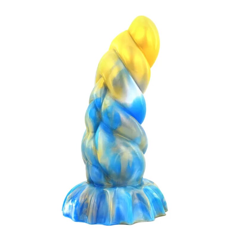 Graffiti Silicone Octopus Anal Sex Toy Butt Animal Plug Tentacle Fantasy Dildo Masturbate For Women Men Orgasm Anus Beads Dick