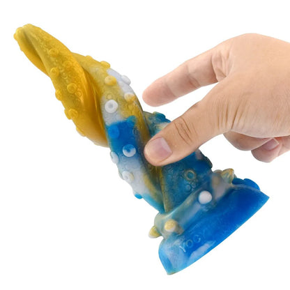 Graffiti Silicone Octopus Anal Sex Toy Butt Animal Plug Tentacle Fanta –  GXLOCK Store