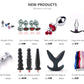 Large size Fox Tail Anal Plug Metal butt Sex Toy For Men Women Adult  product