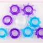 Male Sex Toys Silicone Time Delay Ejaculation Penis Ring Sex Toys Adults Cock Rings Product Male Crystal Ring Shape Random 3pcs