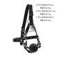 Head Harness with Nose Hook Ball Gag Restraint Silicone Open Mouth Gag Erotic Sex Toys Adult Games Products BDSM for couple